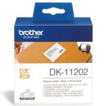 Brother DK11202 300 Shipping/Name Badge Labels 62mm x 100mm