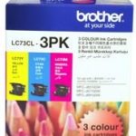 Brother LC73CL3PK CMY Colour Ink Cartridges (Triple Pack)