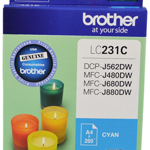 Brother LC231C Cyan Ink Cartridge