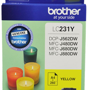 Brother LC231Y Yellow Ink Cartridge