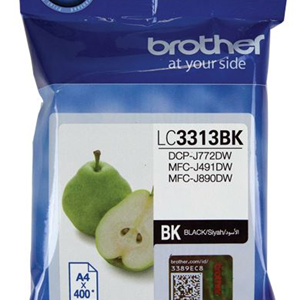 Brother LC3313BK Black Ink Cartridge High Yield