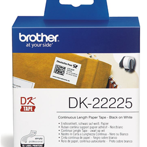 Brother DK22225 Continuous Paper Label 38mm x 30.48m